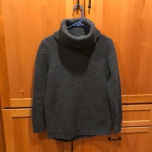 Heavy turtleneck sweater from LL Bean.   Size L.  Blue
